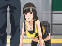 Erotic anime bitch cries in her pleasure